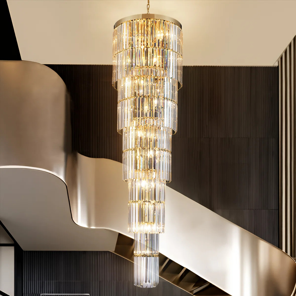20 - Light Dimmable Tiered Chandelier | Wayfair North America