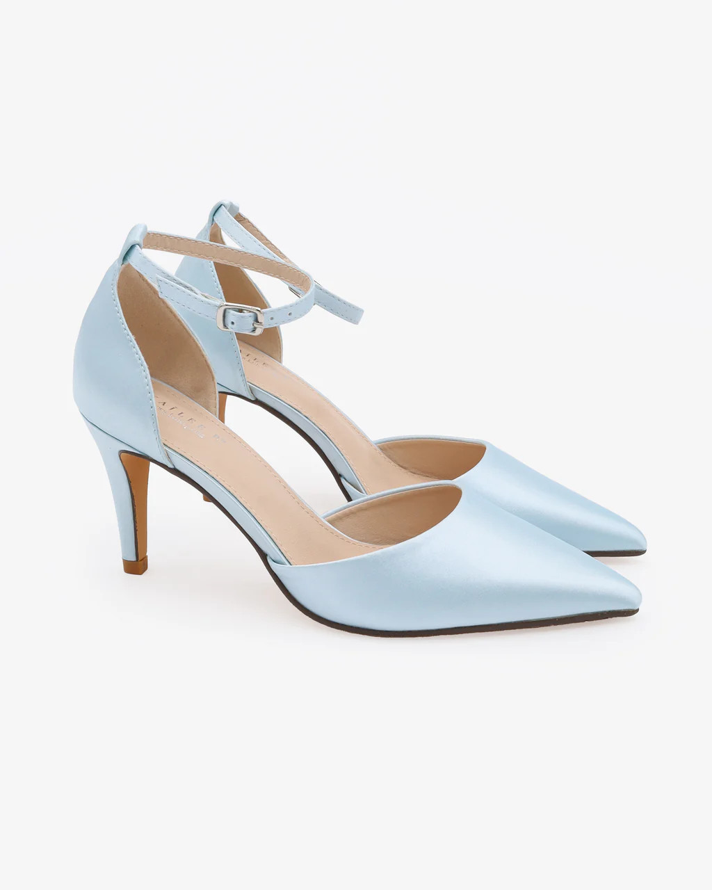 Simple Satin Wedding Heels | Kailee P.