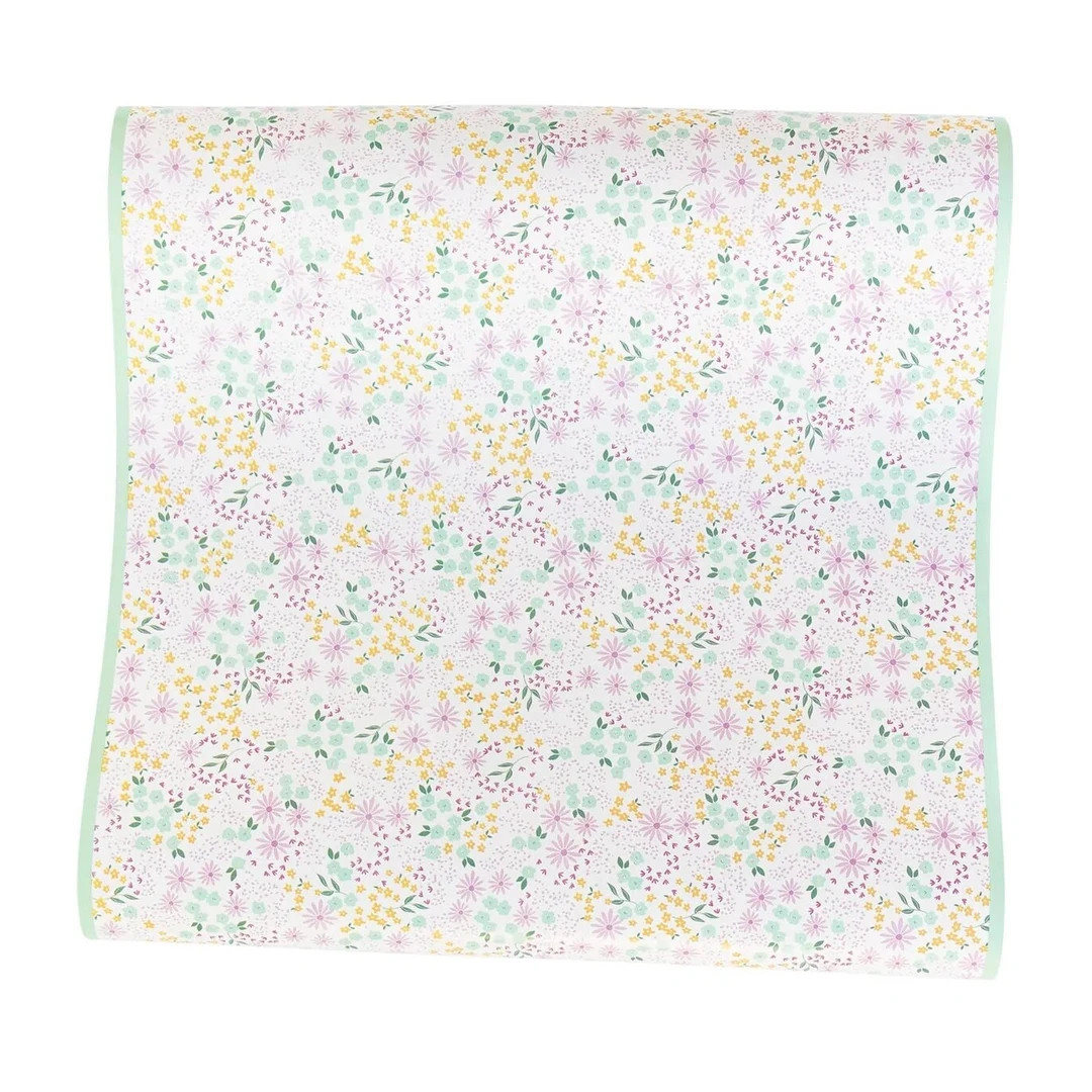 Pastel Ditsy Floral Paper Table Runner | Easter Party Decor | Mother's Day Table Decor | Easter B... | Etsy (US)