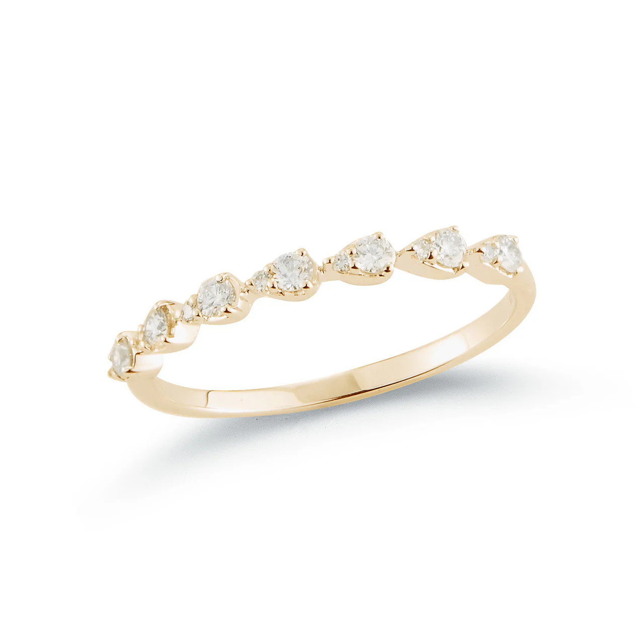 Stackable Rings: Sophia Ryan Teardrop Stacking Ring | Dana Rebecca Designs
