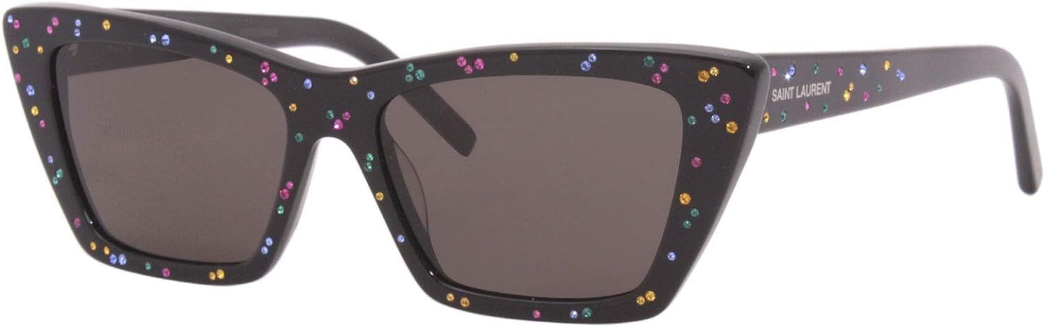 Sunglasses Saint Laurent SL 276 MICA- 017 Black / | Amazon (US)