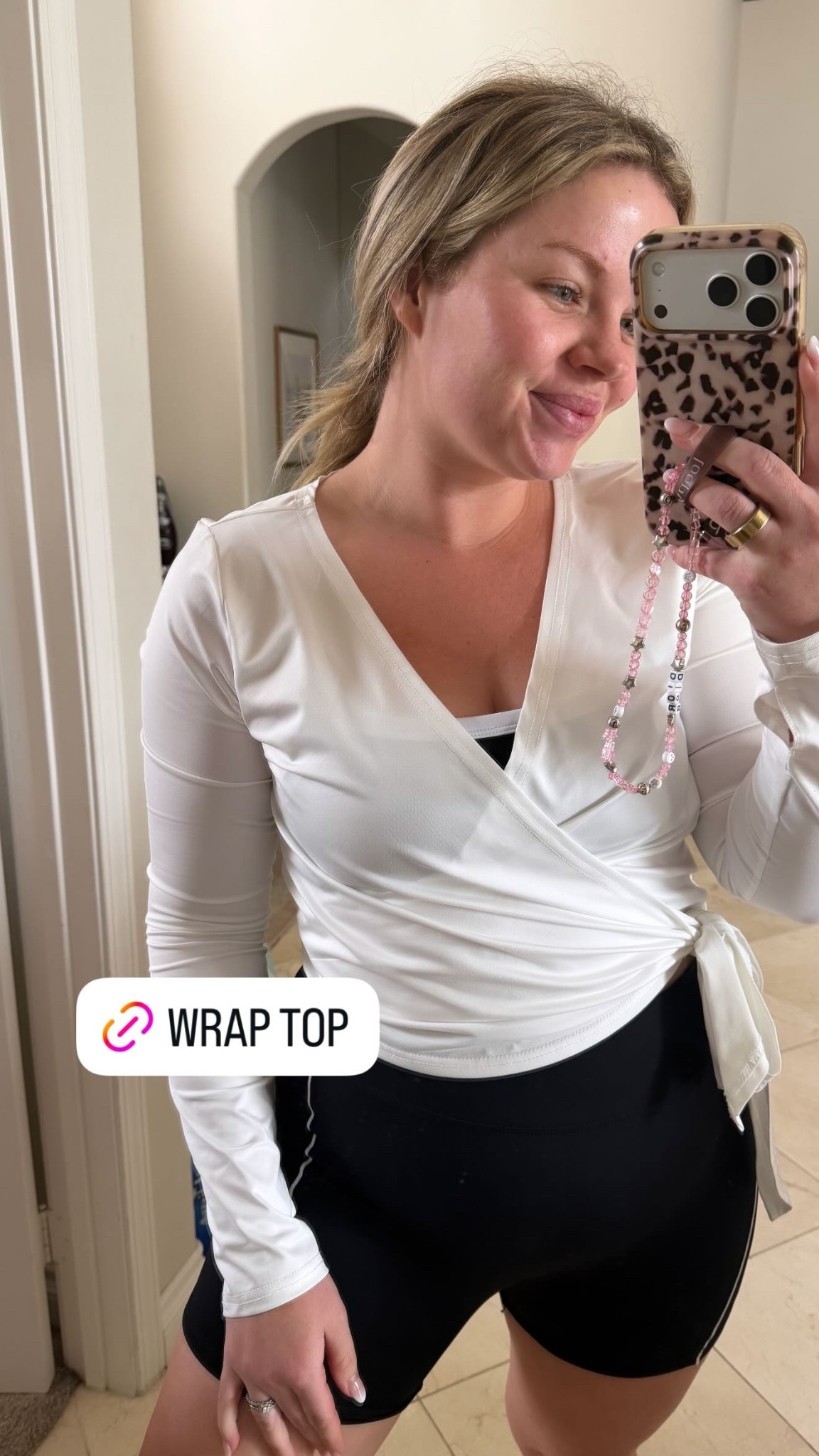 Wrap top that goes with it!

#LTKMidsize #LTKActive