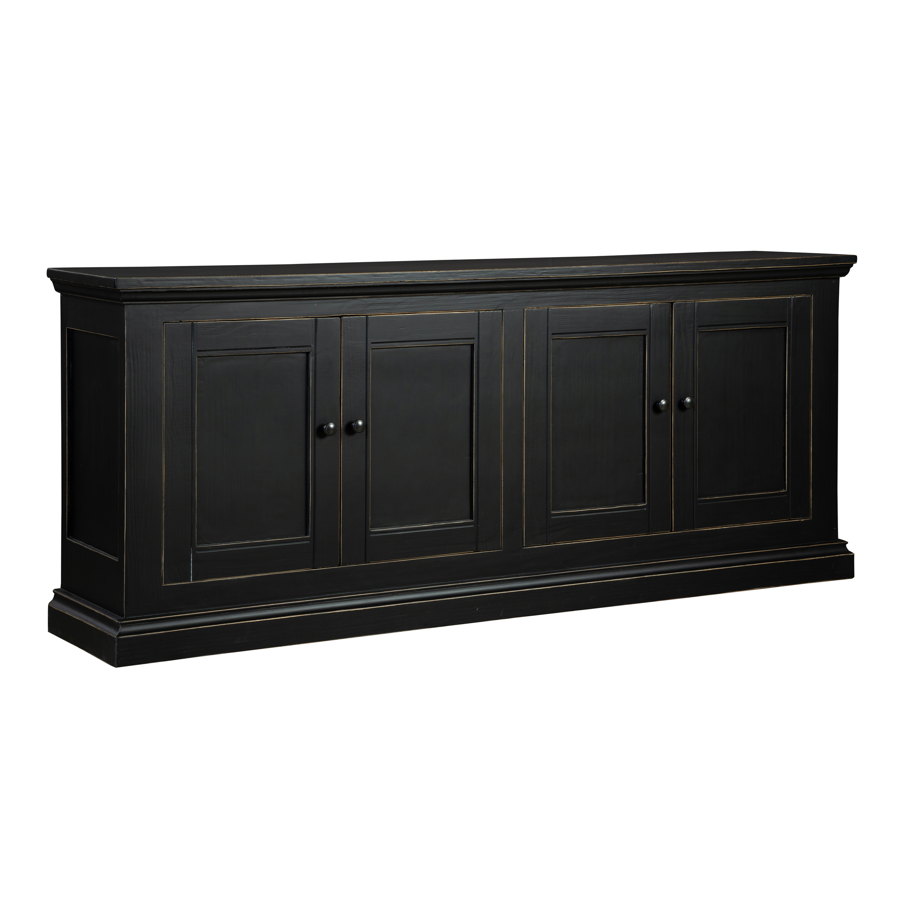 Coburg Reclaimed Pine 4 Door Storage Cabinet | World Market