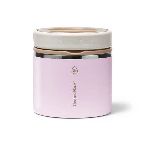 ThermoFlask 20 oz Double Wall Insulated Food Jar, Blush Sandstone | Walmart (US)