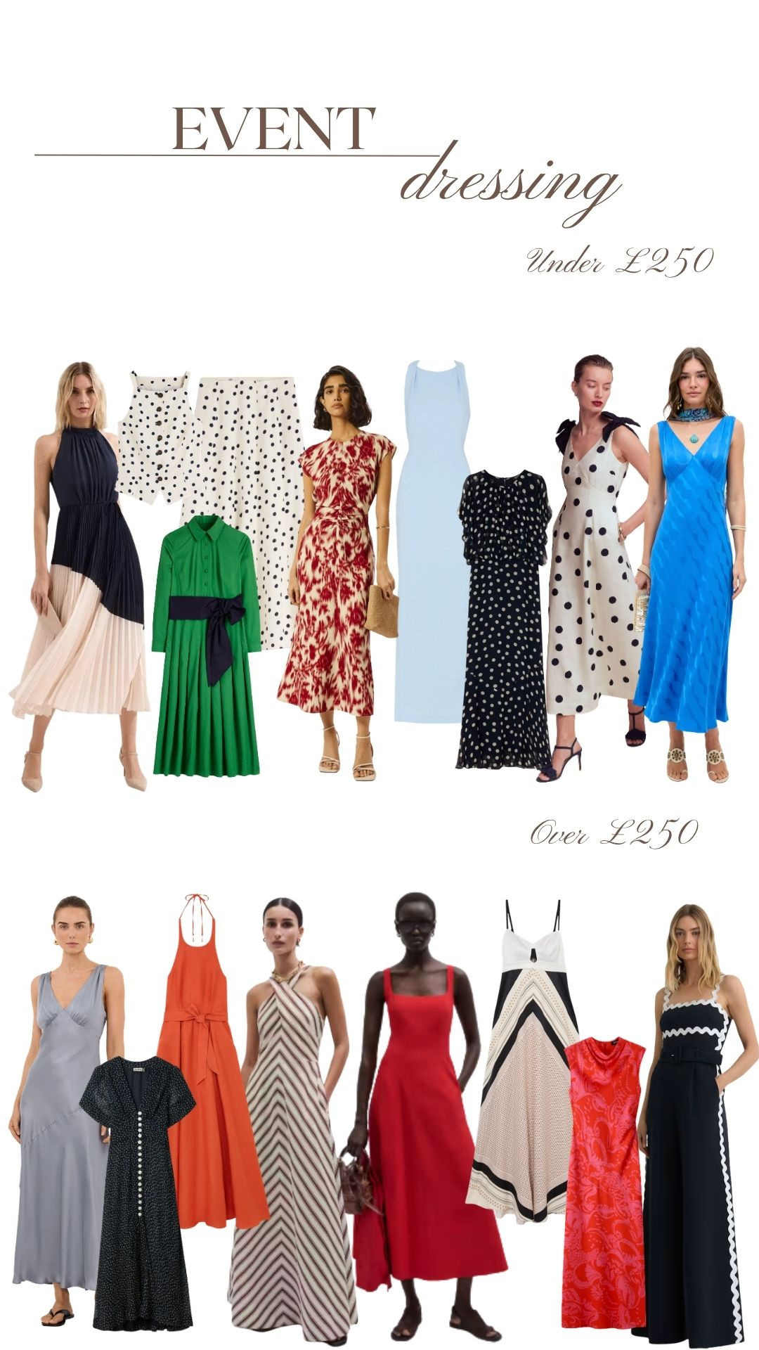 Event Dressing Ideas 🌷

Wedding Guest Outfits, Occasion Dresses Under £250, Occasion Dresses Over £250, Summer Event Dresses, Bold Colour Midi Dress, Polka Dot Dress Outfit, Statement Evening Dress, Designer Occasionwear Edit, Elegant Event Style, Mature Style  

 #LTKuk #LTKspring #LTKsummer