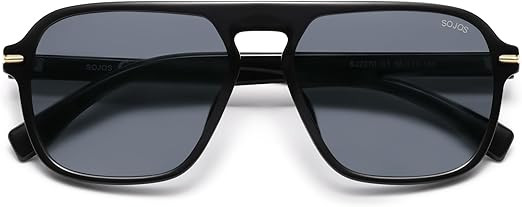 SOJOS Retro Aviator Polarized Sunglasses for Men Women Trendy Vintage Square Pilot Mens Shades SJ... | Amazon (US)