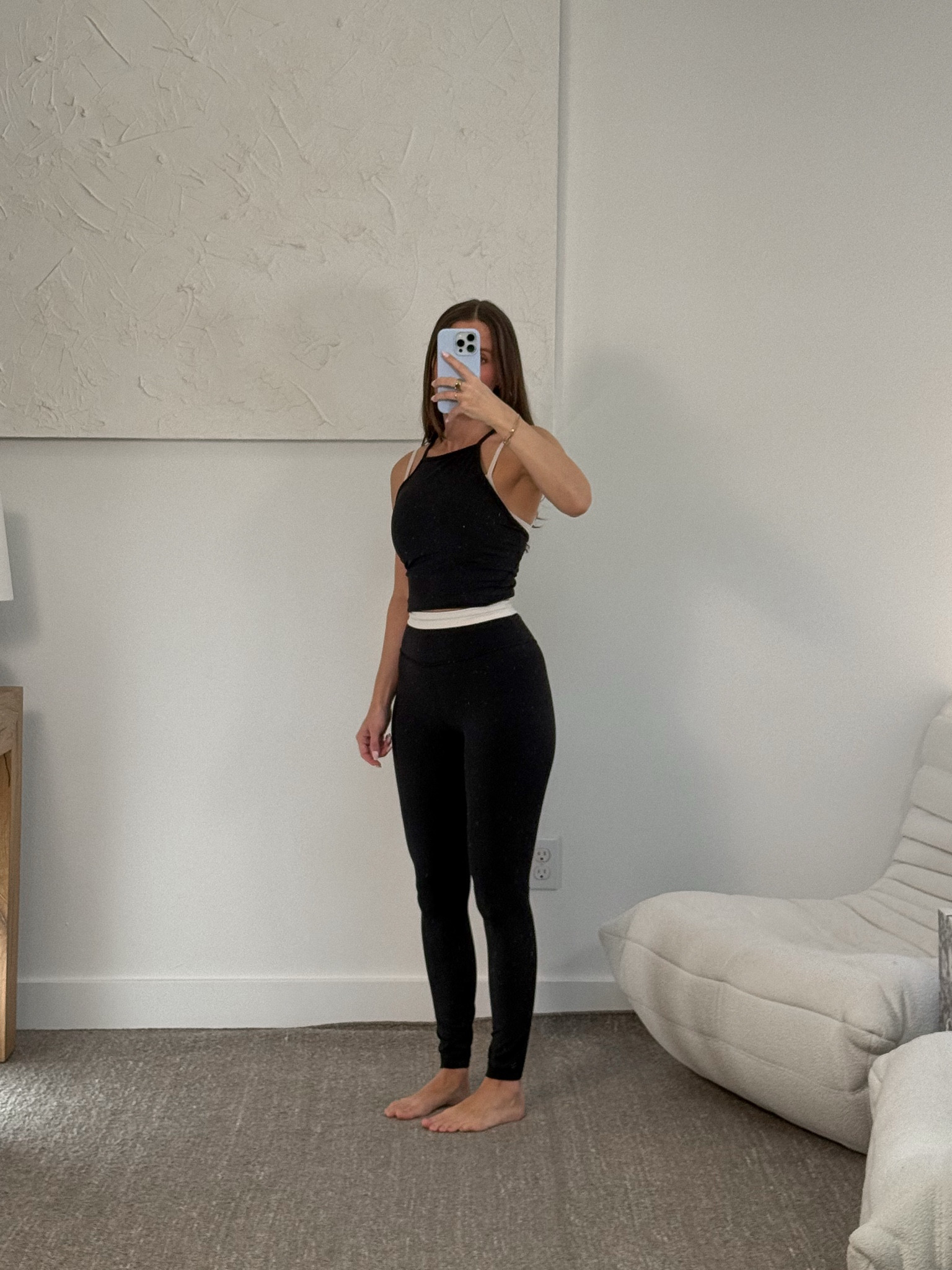 i love when activewear feels a little more elevated 🖤 this layered align set is beyond flattering and the contrast detail makes it feel so styled while still being buttery soft and comfortable @lululemon 

lululemon, lululemon align set, lululemon leggings, lululemon tank, layered align tank, align leggings, black workout set, pilates outfit, workout outfit women, athleisure outfit, matching set outfit, elevated activewear, casual activewear, gym outfit women, everyday outfit inspo, spring outfit ideas, comfy workout clothes 

#LTKPetite #LTKActive #LTKfitnessgoals
