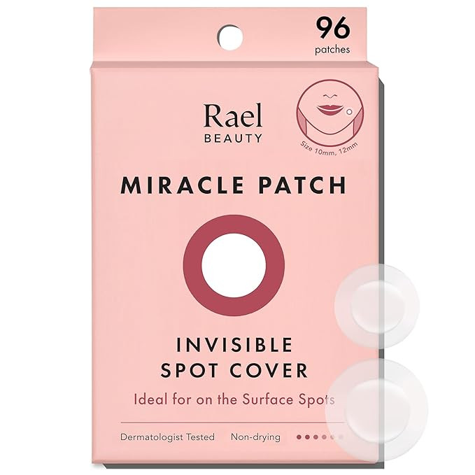 Rael Pimple Patches, Miracle Invisible Spot Cover - Hydrocolloid Acne Patch, Treatment for Breako... | Amazon (US)