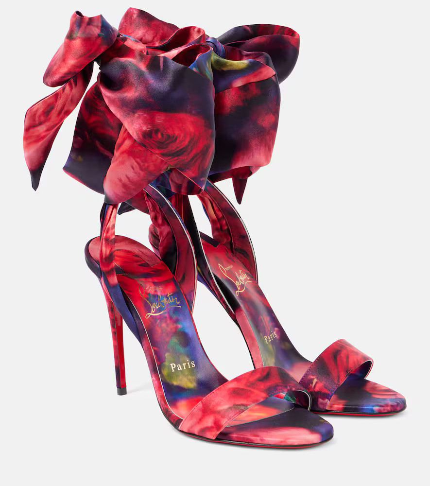 Christian Louboutin Sandalen Sandale Du Désert 100 aus Crêpe | Mytheresa (DACH)