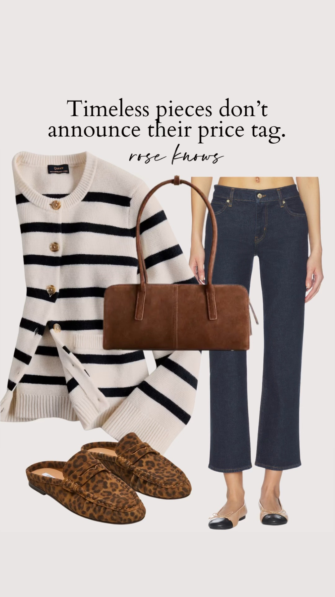 Tap on the brown slide below to view the leopard mule. Affordable luxury @Quince

#LTKTravel #LTKOver40 #LTKWorkwear