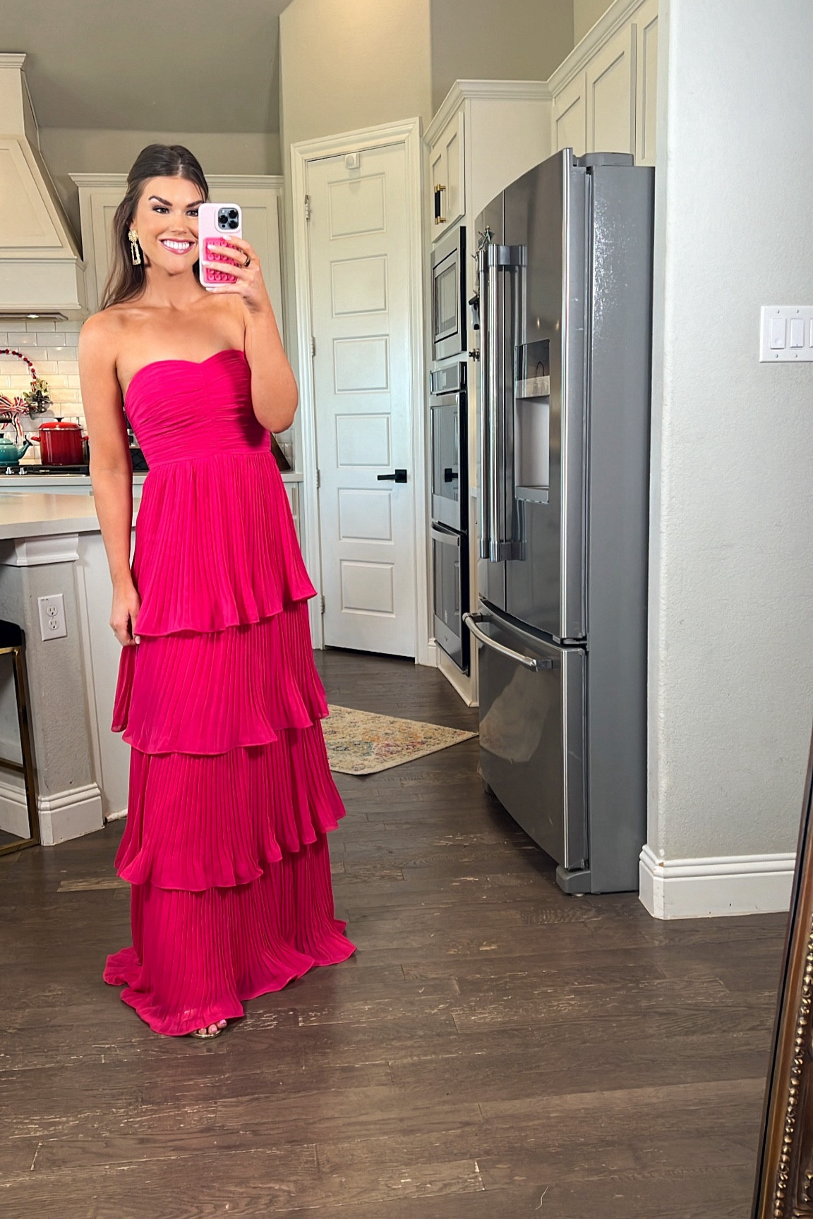 Amazon tiered gown! Perfect wedding guest dress! So many color options!

Wearing a size 4. 

#LTKFindsUnder100 #LTKWedding #LTKStyleTip