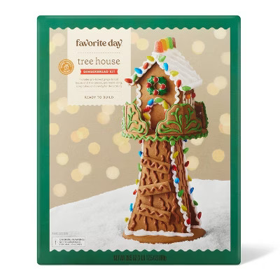 Christmas Tree House Gingerbread House Kit - 28.5oz - Favorite Day™ | Target
