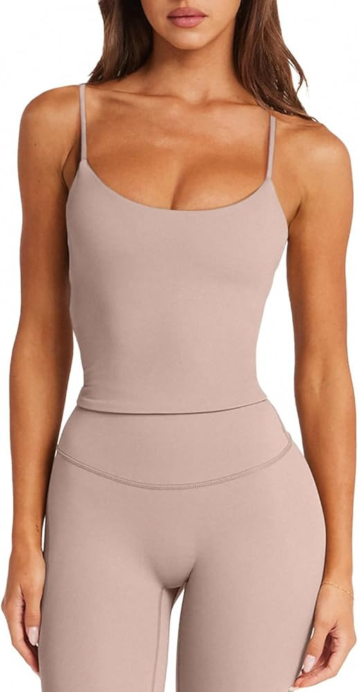 Flexlux Adjustable Longline Sports Bras for Women Double Lined Sexy Workout Tanks with Removable ... | Amazon (US)