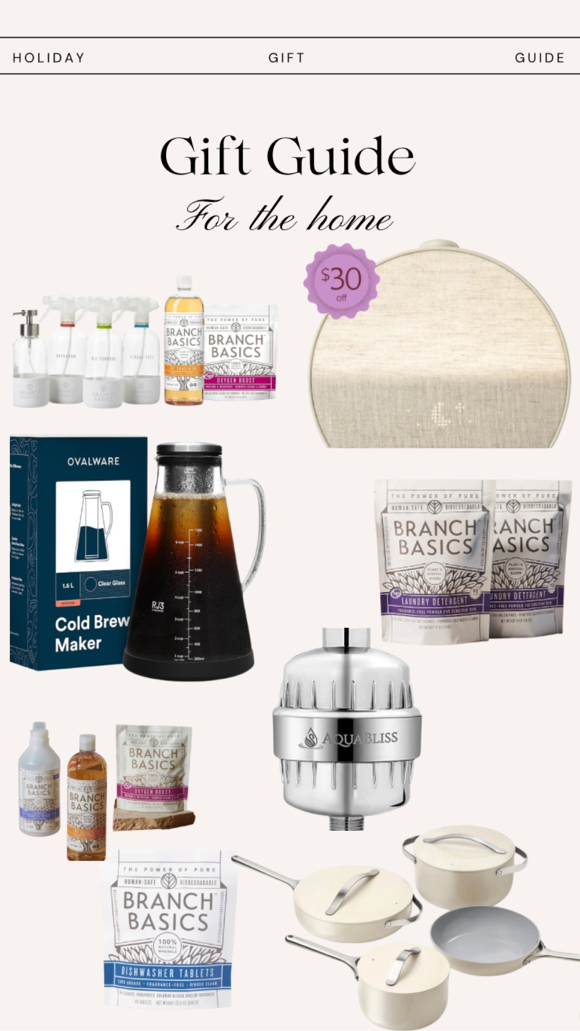 Home gift guide 

#LTKfindsunder100 #LTKhome #LTKSeasonal
