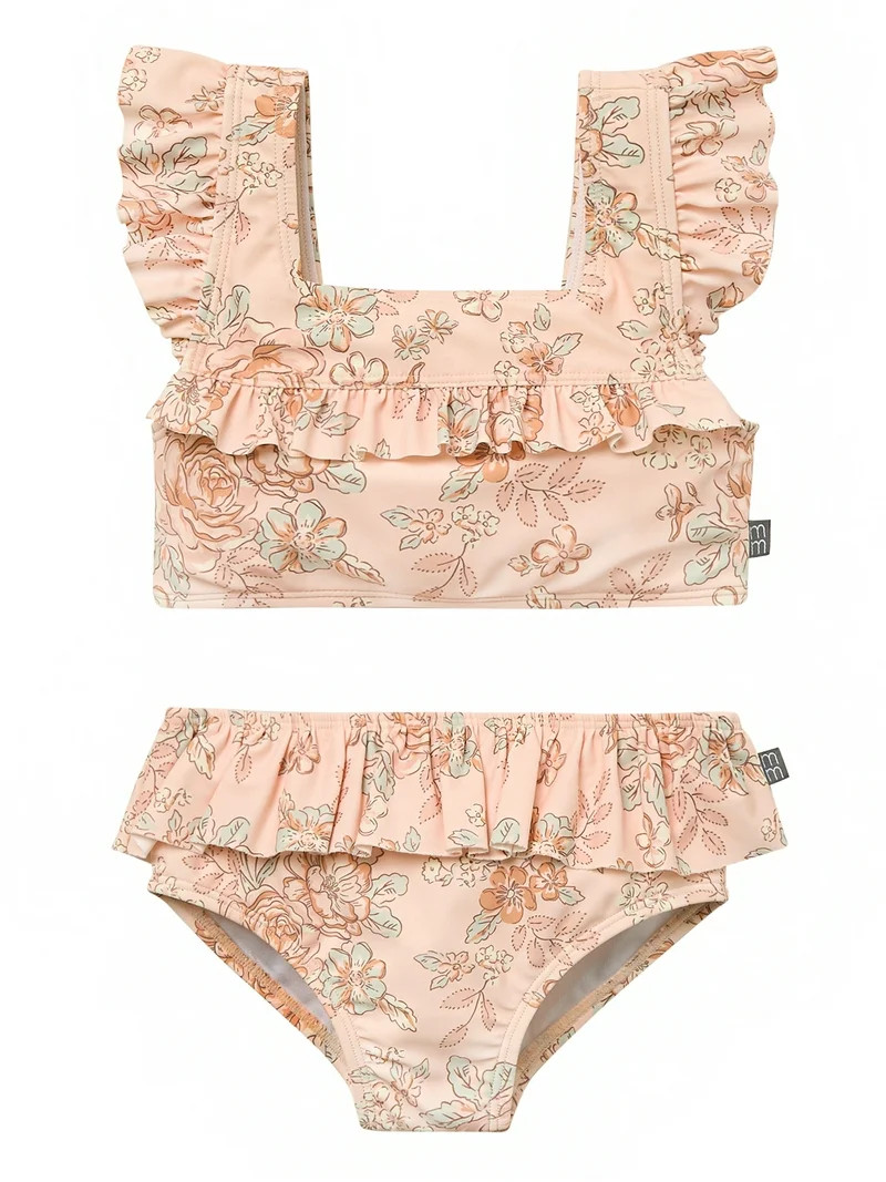 Modern Moments by Gerber Toddler Girl Swimsuit with Ruffles, Sizes 12M - 5T | Walmart (US)