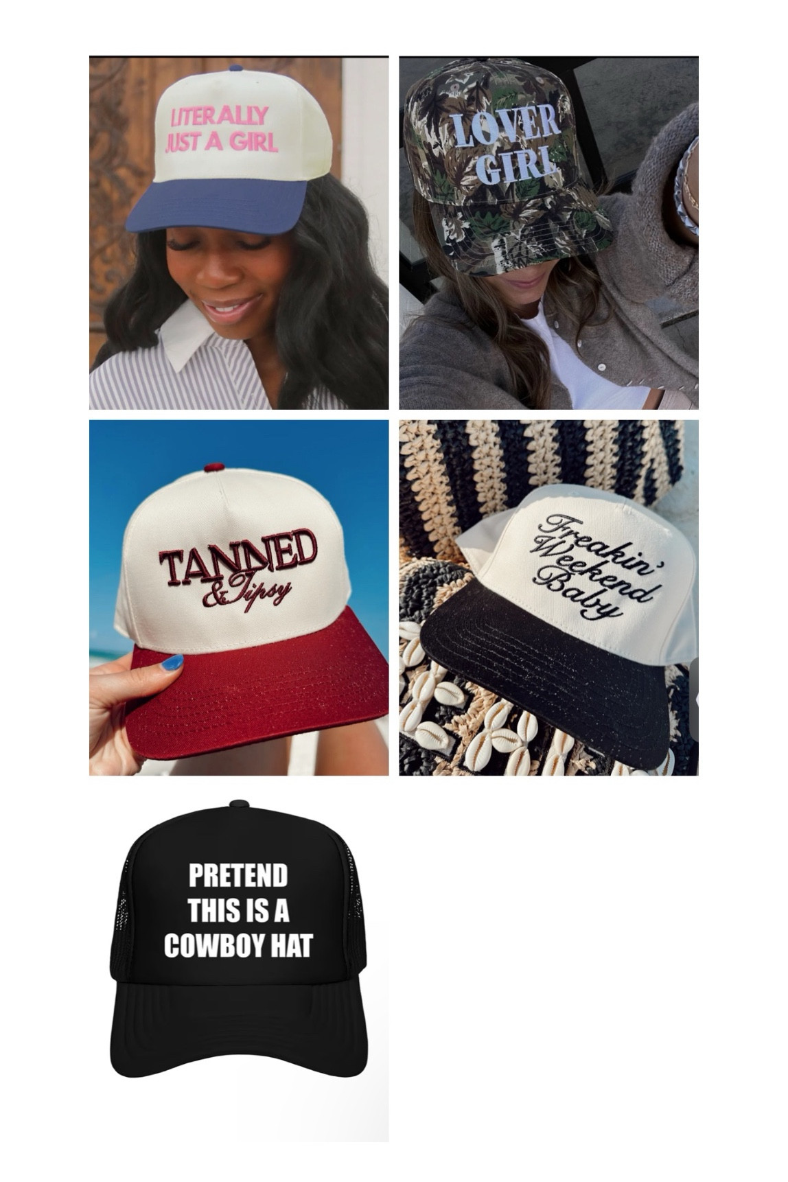 Cool girl hats