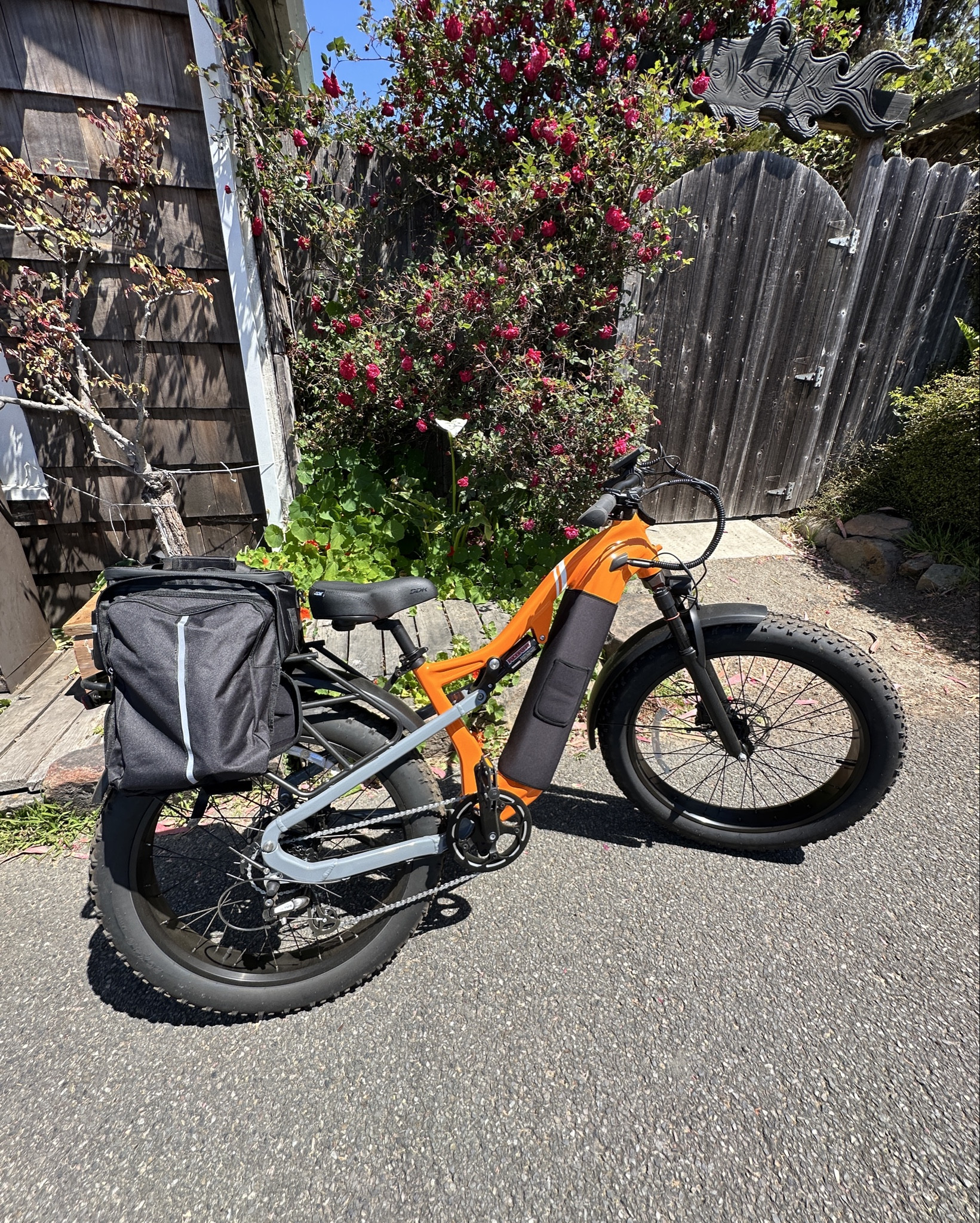 🚲Obsessed!!! Never knew I needed one until my husband bought us a pair. 
So so fun and I’m obsessed with the orange he choose for me 🧡
#campingseason #electricbike 

#LTKActive #LTKTravel