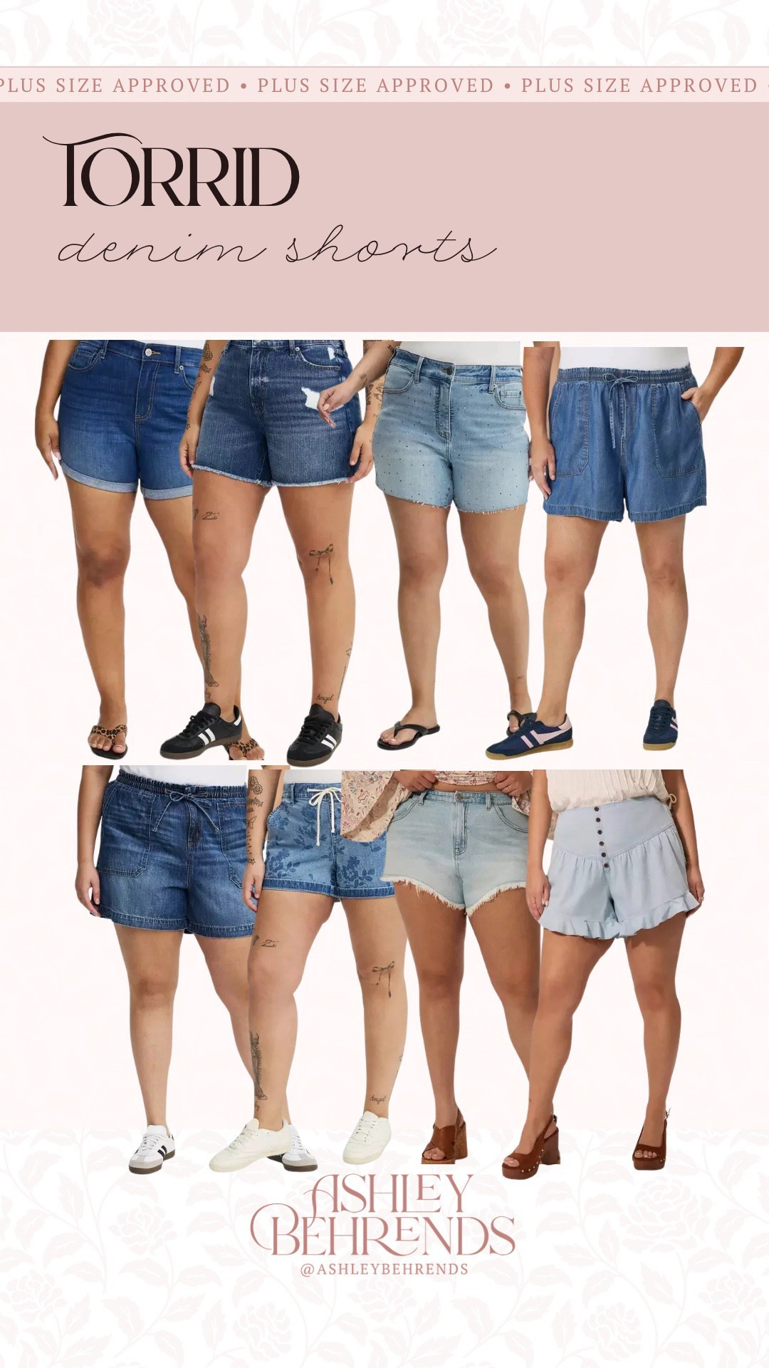 @Torrid has such good plus size approved denim shorts. I love that they have all the different trends and they are size inclusive. Multiple lengths, washes and styles for every occasion. 
Cut off denim shorts, relaxed denim shorts, button fly denim shorts

#LTKPlusSize #LTKSaleAlert #LTKSeasonal