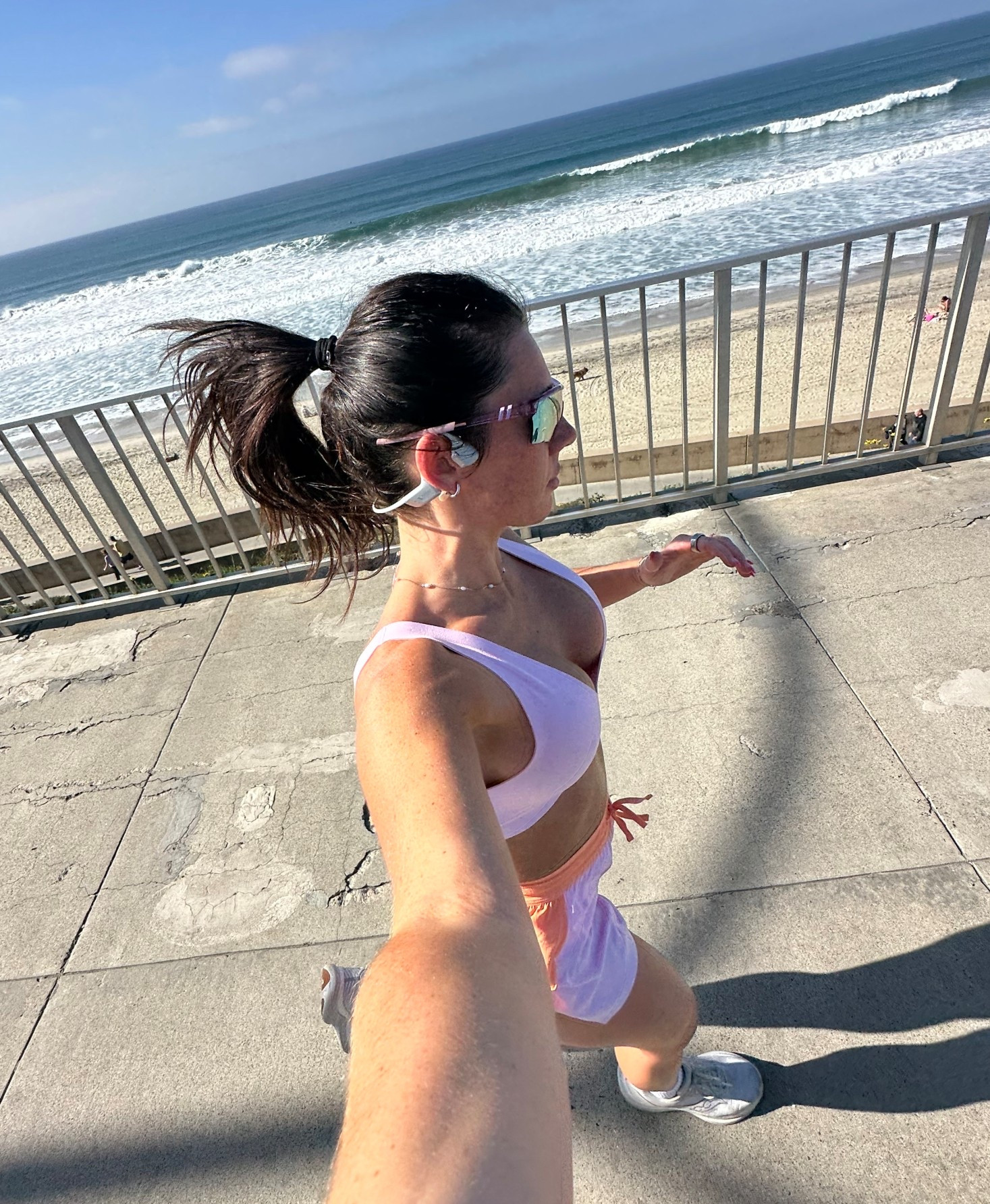 Wearing S short & M bra! 