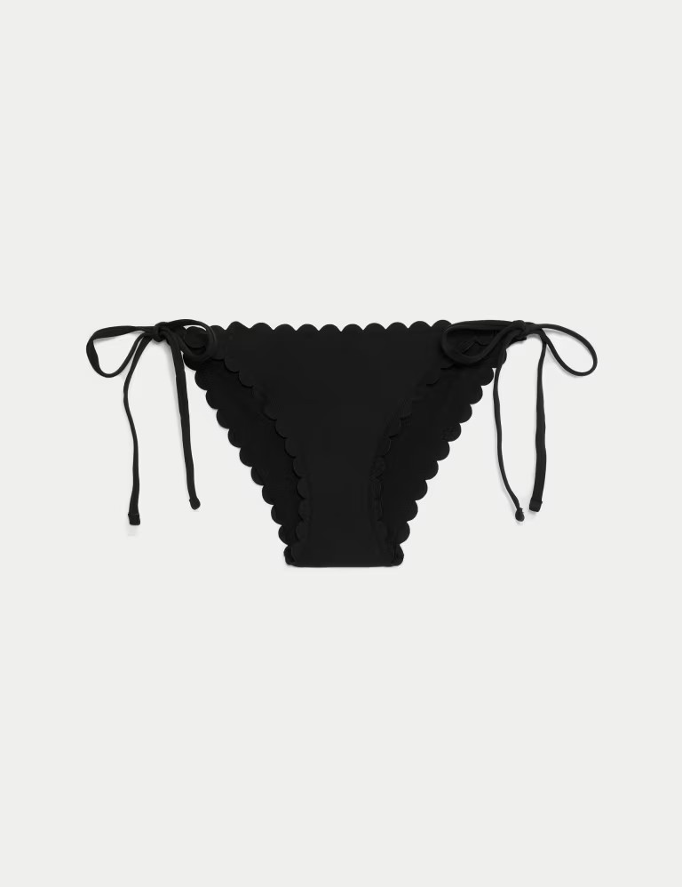 Tie Side Scallop Bikini Bottoms | Marks & Spencer (UK)