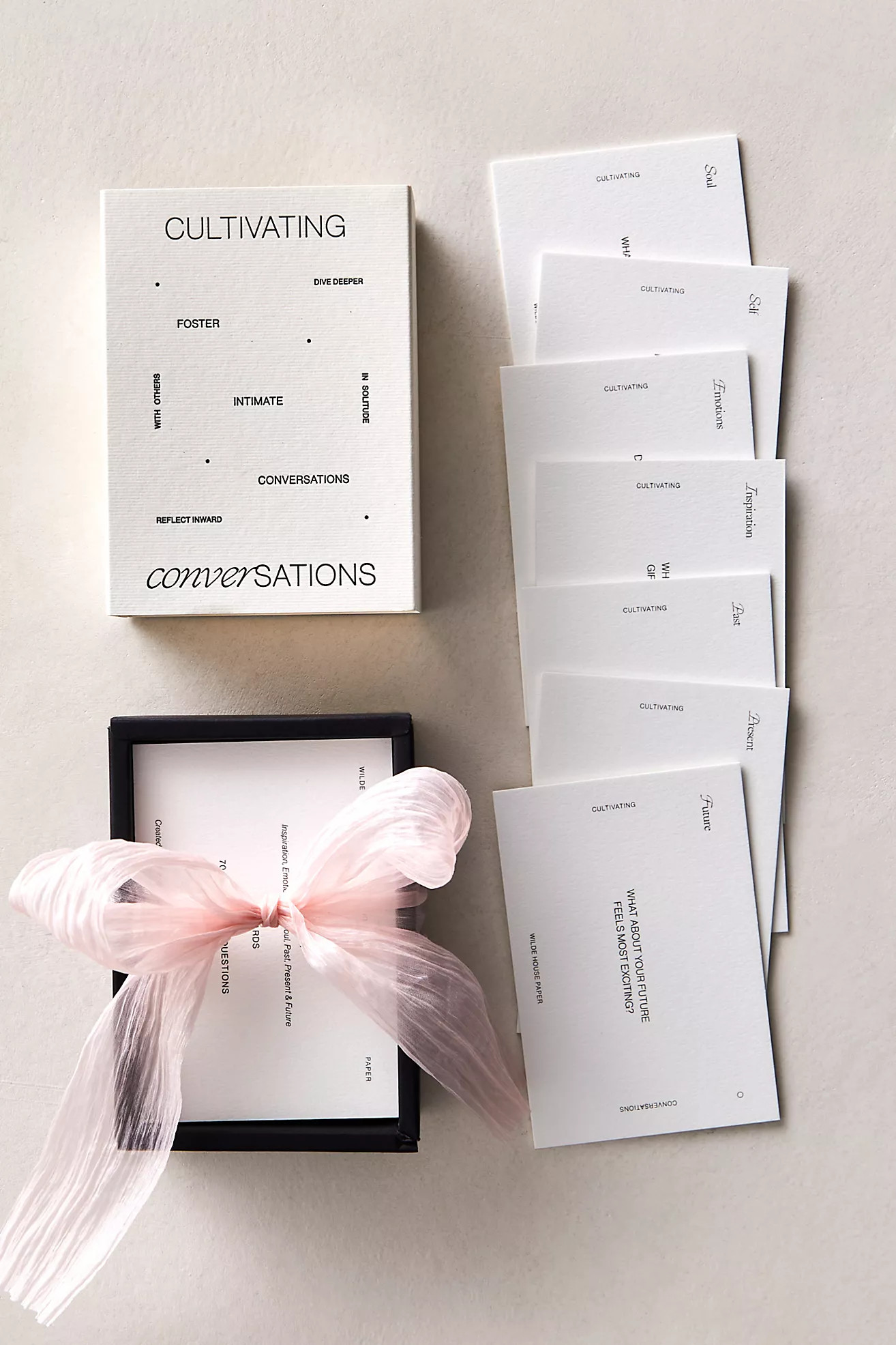 Wilde House Paper Cultivating Conversations Card Deck | Free People (Global - UK&FR Excluded)