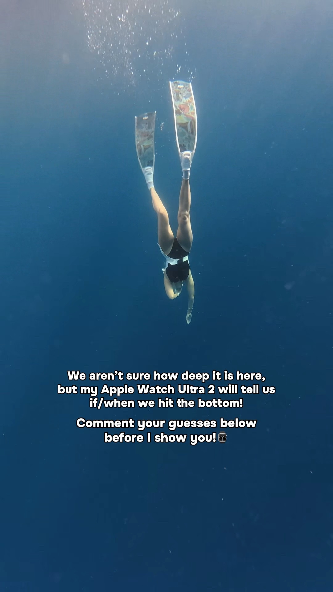 Can you hold your breath through the WHOLE video?👀🫁🤿 Shallow water blackout is real, so never dive alone!

Wearing my @apple Watch Ultra 2 which shows me the time and depth of each dive!⌚️

Use code ALYSSA10 for 10% off my fins at @divermonart 🩵

#freediving #ocean #hawaii #sharks #oceanlife 

#LTKActive #LTKSwim #LTKTravel