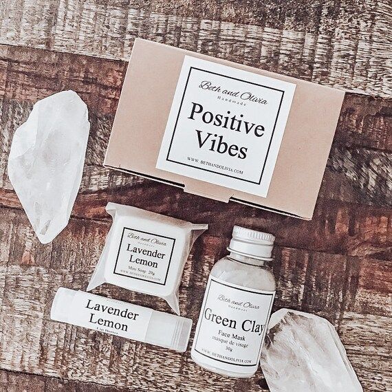 Mini Positive Vibes Gift Set, skincare, encouragement gift, skin care gift box, positivity gift, ... | Etsy (CAD)