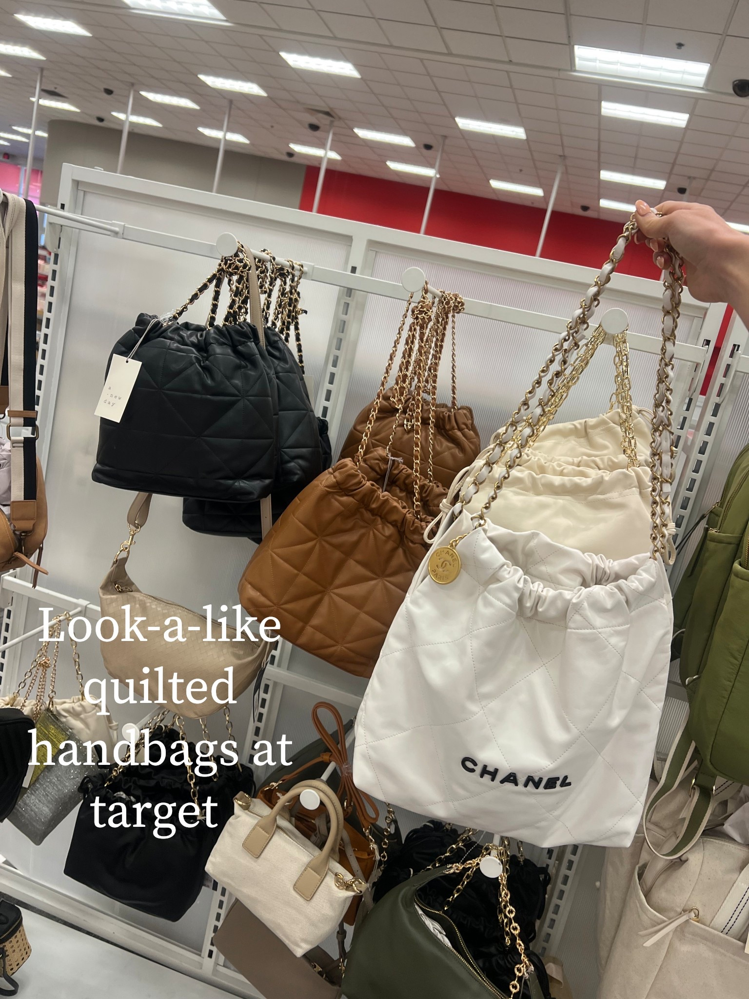 These quilted handbags are the same style as my Chanel and on sale for just $18!!! Cute daily bag 

#LTKSaleAlert #LTKItBag