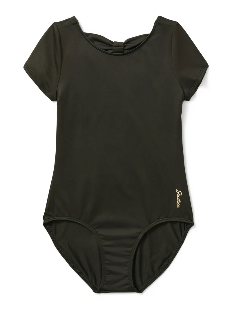 Justice Cap Sleeve Ballet Leotard for Girls with Bow Back, Sizes XXS-XL | Walmart (US)