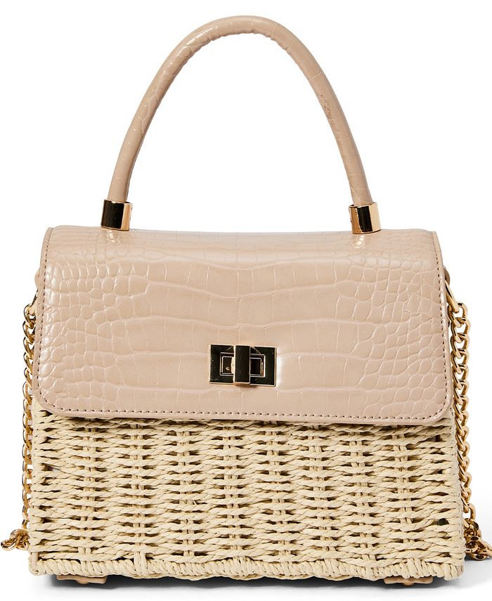LIKE DREAMS Women's Briar Faux Croc Straw Crossbody & Reviews - Handbags & Accessories - Macy's | Macys (US)