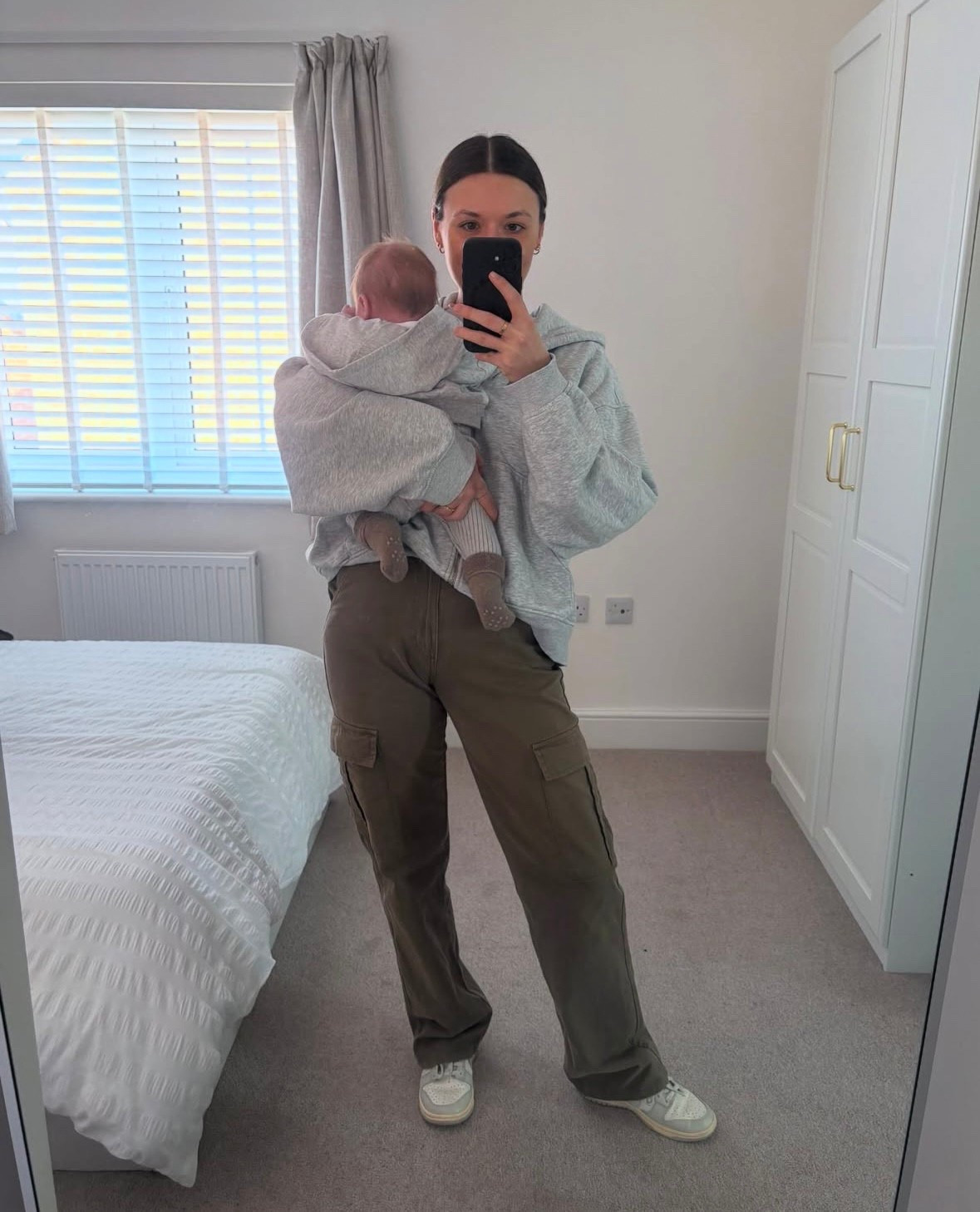 Casual days matching with my baby girl 👶

Grey hoodie, white T-shirt, green cargos and Nike dunks. 

Bella’s outfit is from M&S (sale pieces so can’t link them unfortunately).

#LTKstyletip #LTKeurope #LTKbaby
