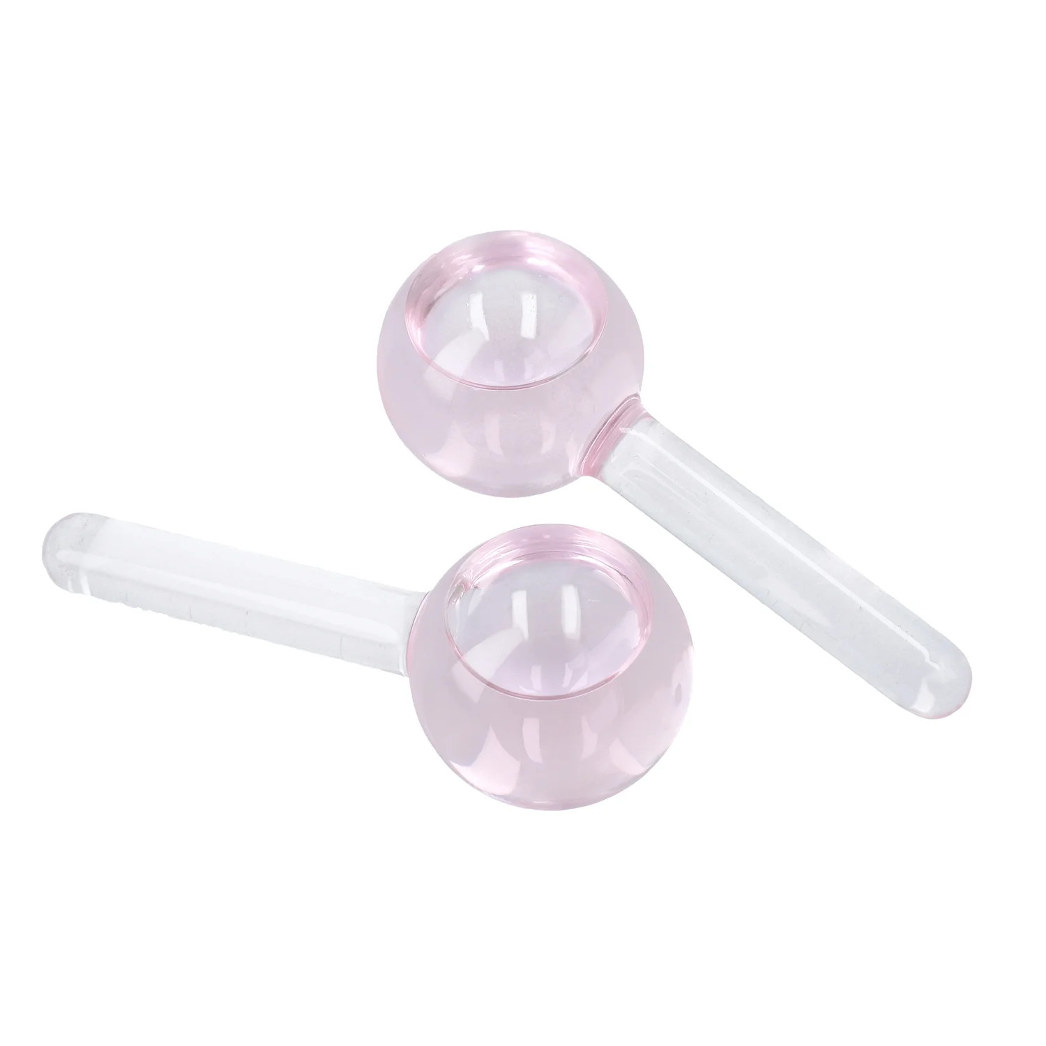 Shop LC Set of 2 Pink Facial Massage Ice Globes Hypoallergenic Skin Care for Skin Tone | Walmart (US)