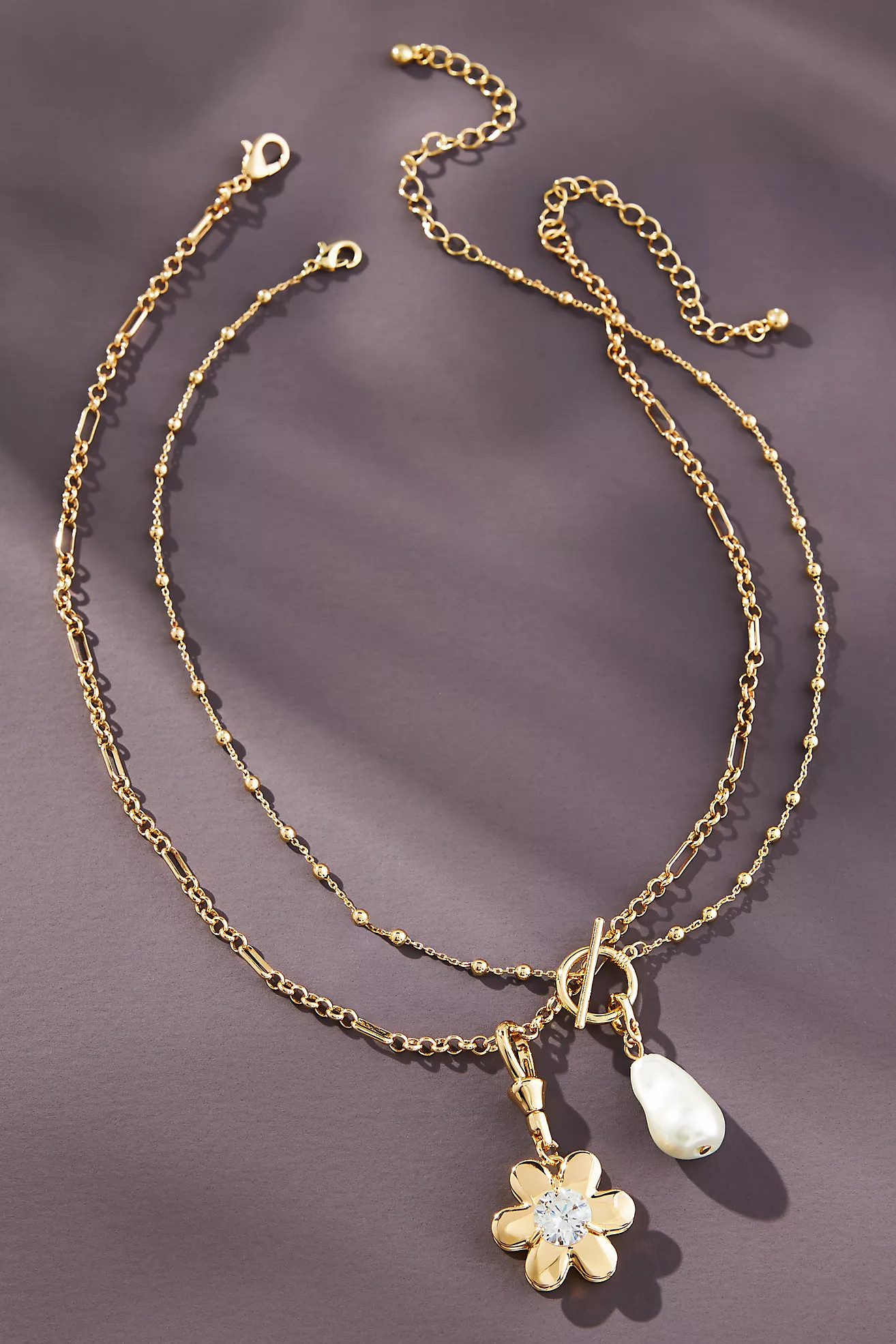 Pearl Pendant Necklaces, Set of 2 | Anthropologie (US)