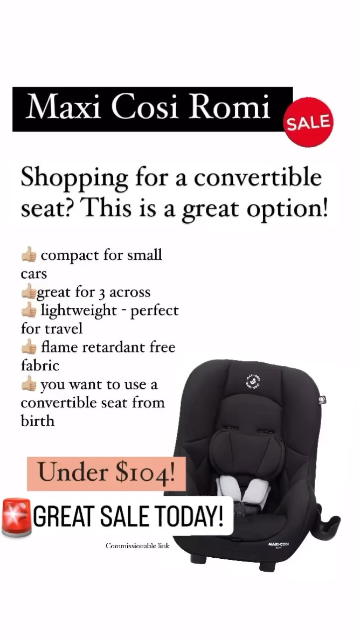 Check out why we love the Maxi Cosi Romi! 

Remember, the best car seat is the one you use safely every time! 

For future price drop alerts, make sure you ❤️ the seat from all of the retailers below! 

Baby | car seat | convertible car seat | rear facing car seat | forward facing car seat | baby registry | newborn 

#LTKbump #LTKbaby #LTKfamily