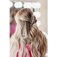 Teleties Large Open Claw Hair Clip in Tortoise Brown | Glik's