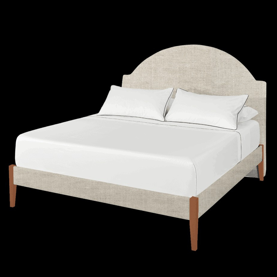 The Crown Bed | Custom Upholsted Bed | Coley Home | coley home