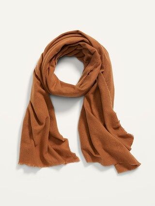 Soft-Brushed Flannel Scarf for Women | Old Navy (CA)