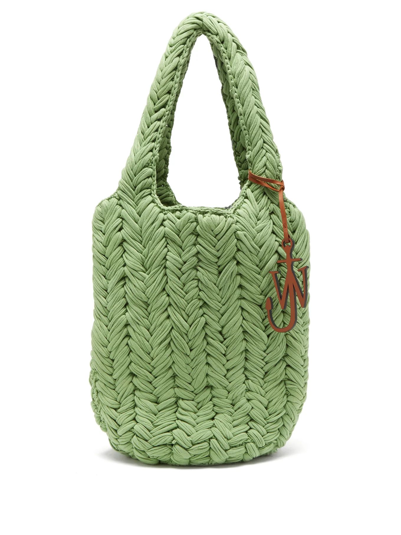 Shopper hand-crocheted cotton tote bag | JW Anderson | Matches (UK)
