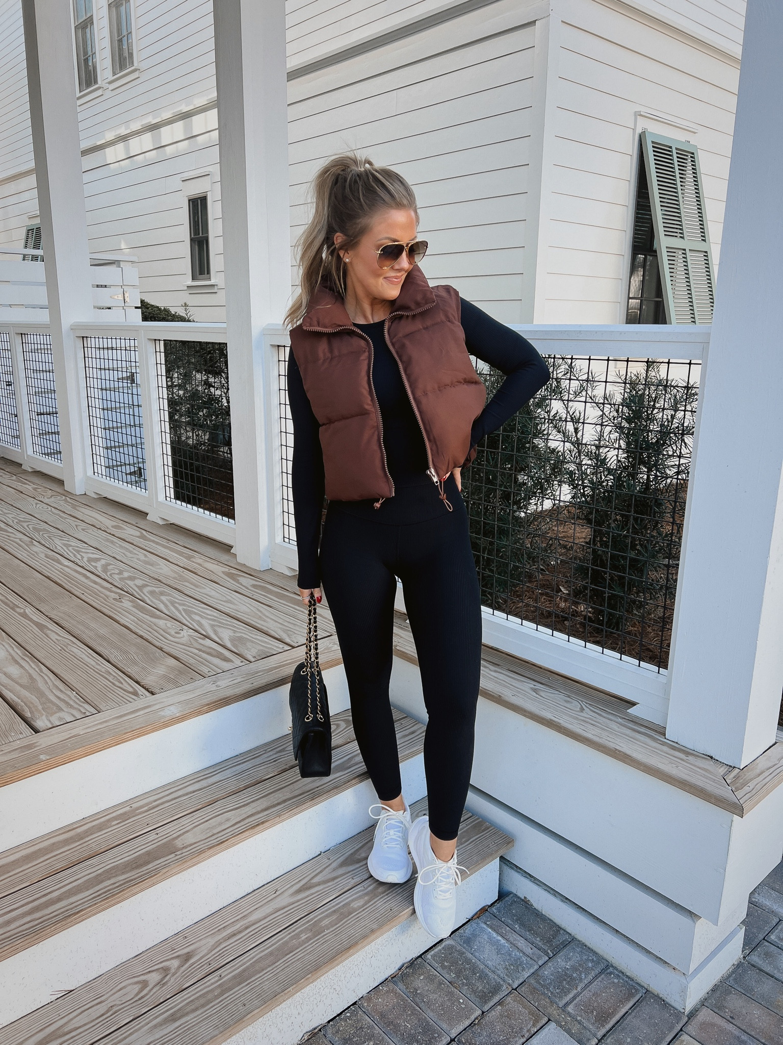 Sleeveless Zip Up Crop Vest Puffer … curated on LTK