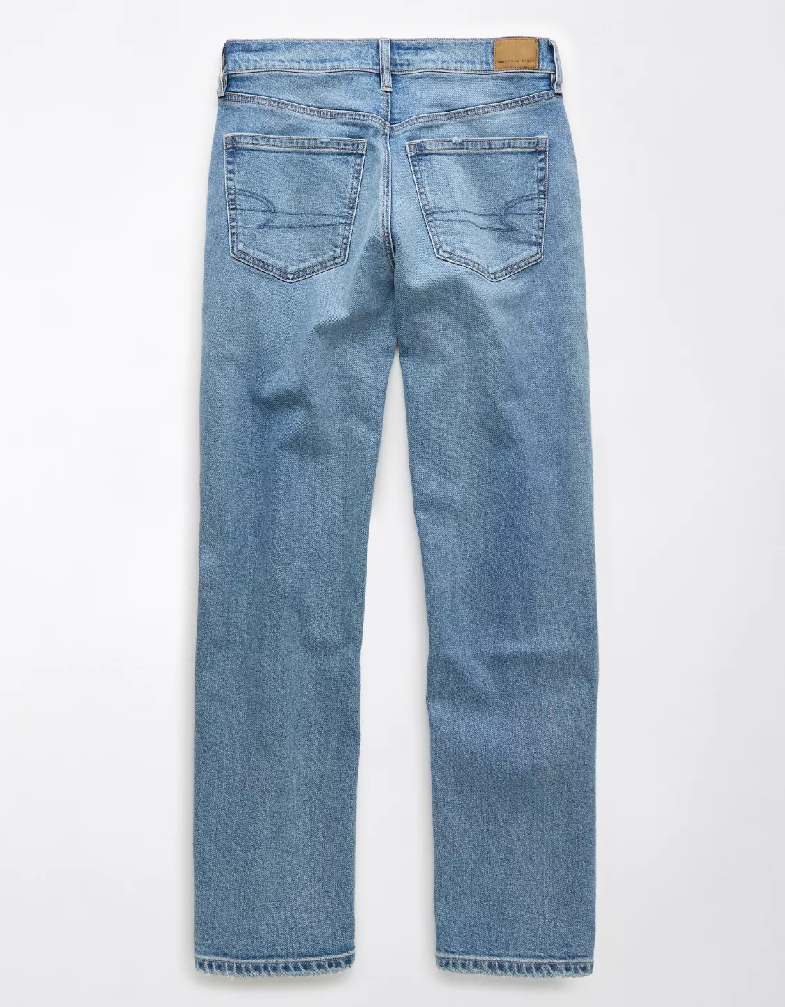 AE Strigid Low-Rise Baggy Straight Jean | American Eagle Outfitters (US & CA)