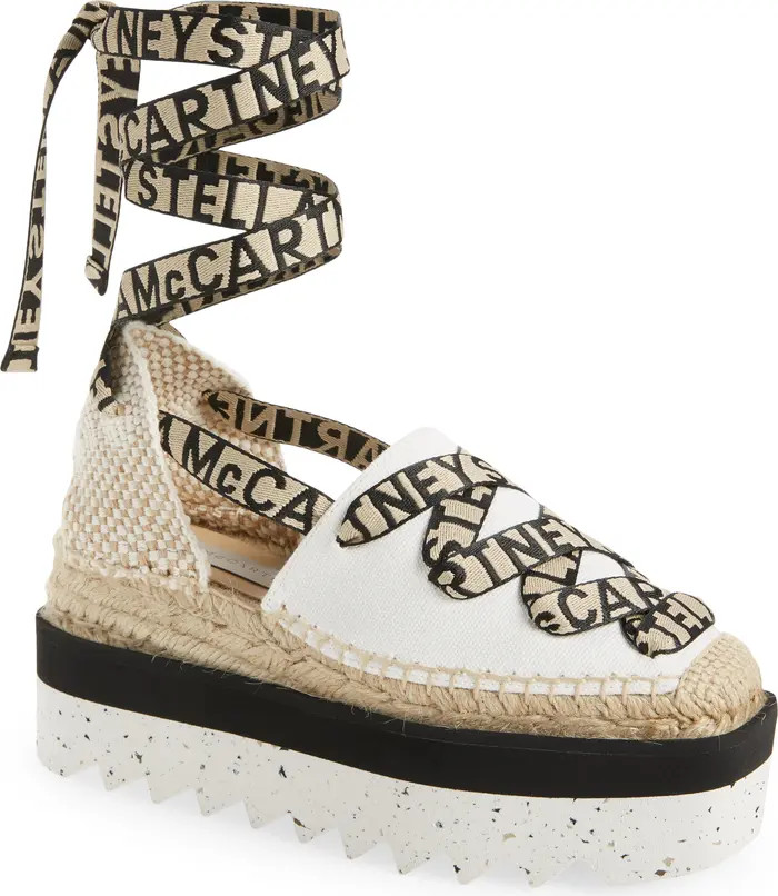 Gaia Logo Strap Espadrille (Women) | Nordstrom