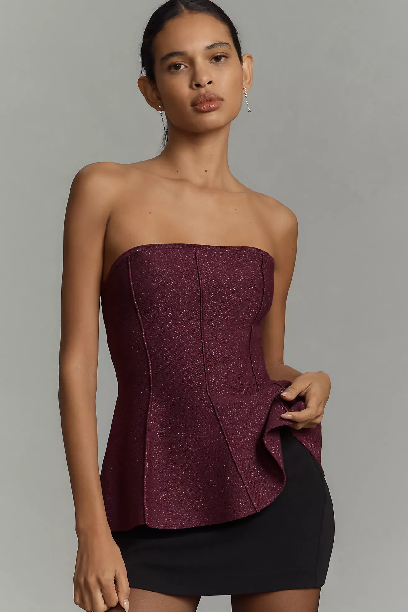 Pilcro Hourglass Sparkly Sweater Tank | Anthropologie (US)