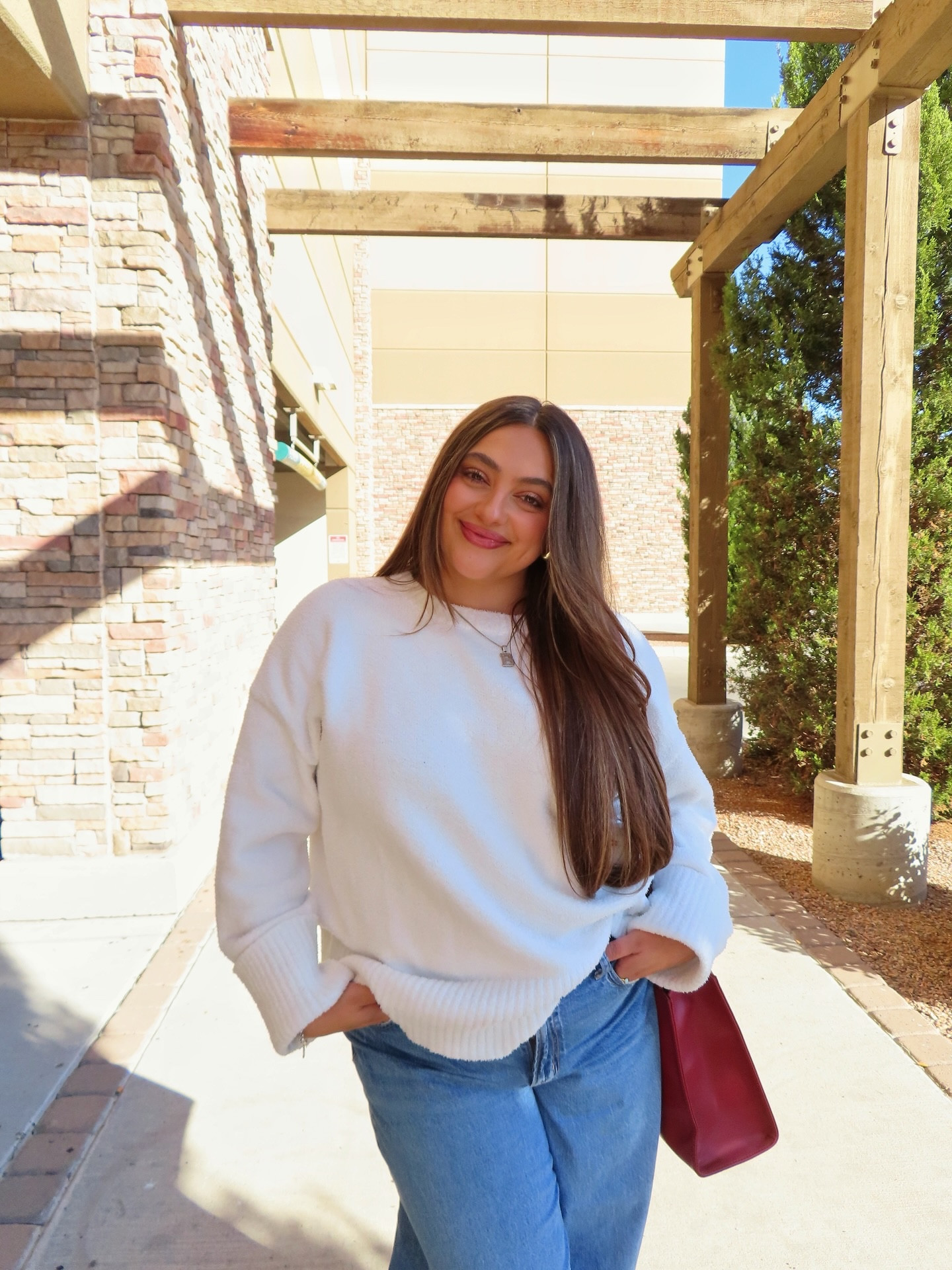 loved this cozy winter outfit! This sweater is a 10/10! even though it’s from amazon the quality is amazing! This jeans also made me fall in love with Abercrombie! 

#LTKMidsize #LTKootd #LTKSaleAlert