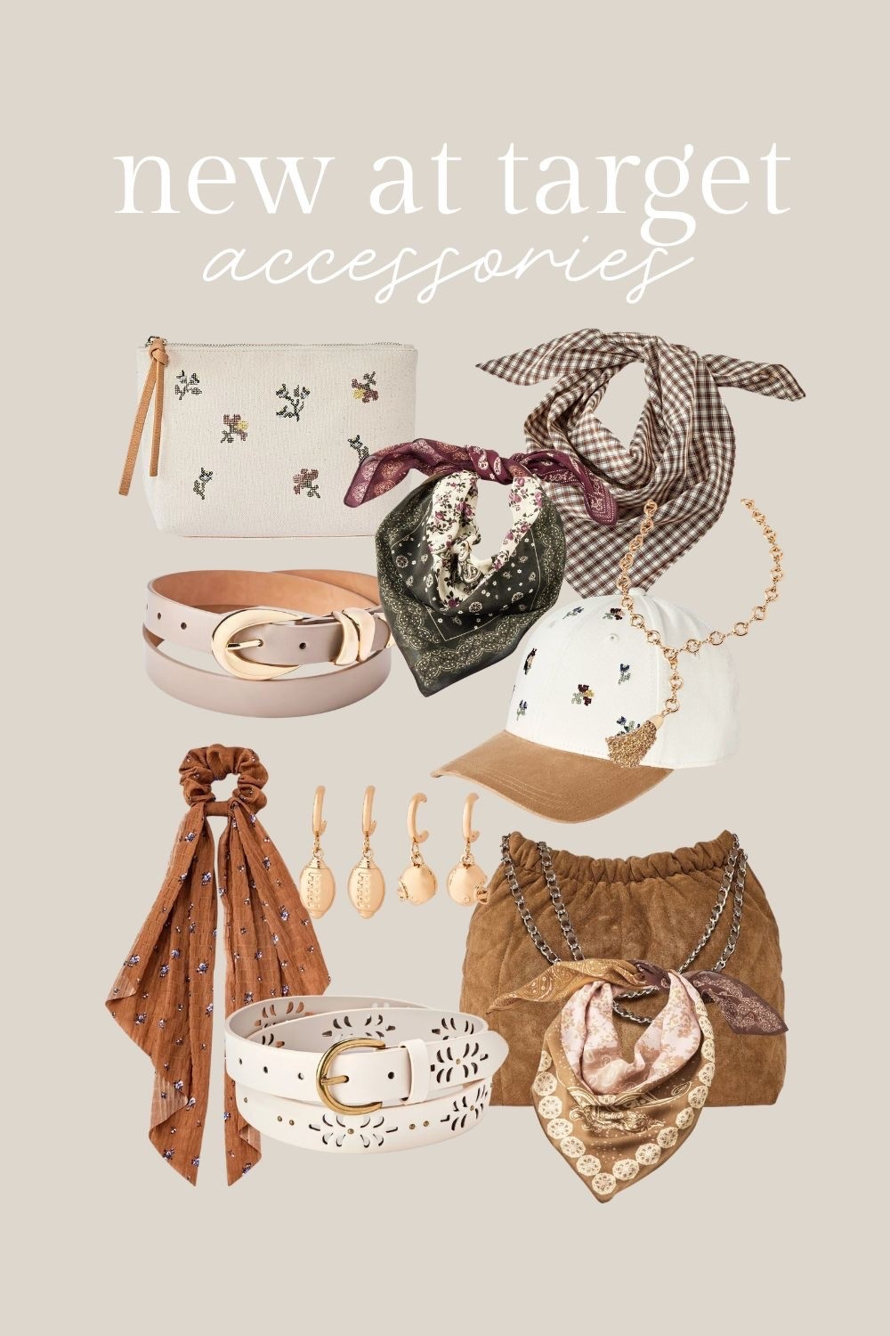 New accessories at Target! Football game outfits, scarves, baseball caps, football earrings, makeup bag, gold jewelry, fall bags.

#LTKSeasonal #LTKmomlife