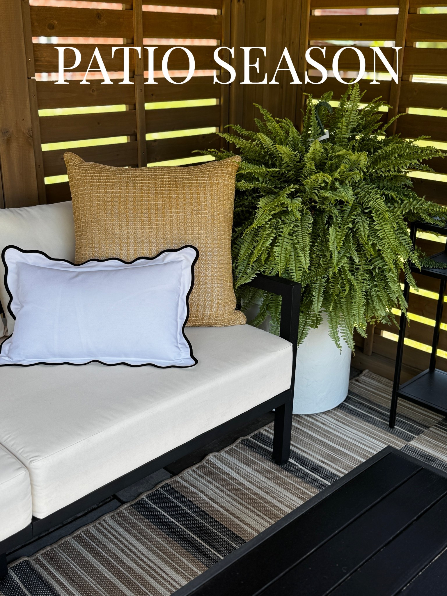It’s coming! Are you ready for patio season? The simplest way to update your patio is to add throw pillows. These will definitely elevate your patio seating and they’re on sale! 

@Target , West Elm, Ballard Designs, Home Depot, @Rugs USA , Yardistry 

#LTKSeasonal #LTKSaleAlert