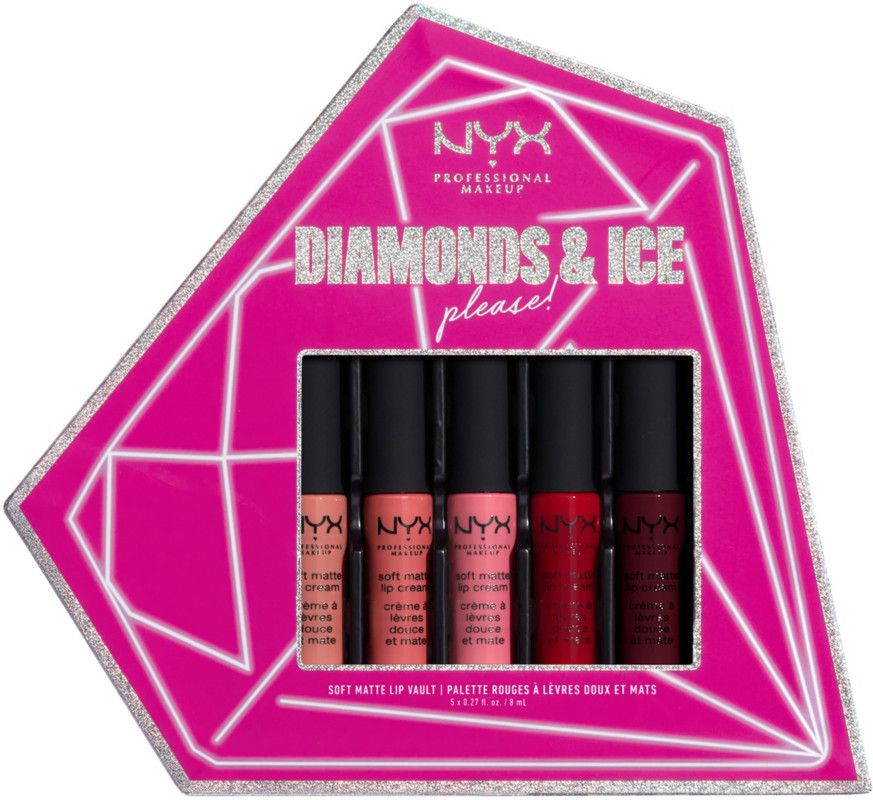 NYX Professional Makeup Diamonds & Ice, Please! Soft Matte Lip Cream Vault | Ulta Beauty | Ulta
