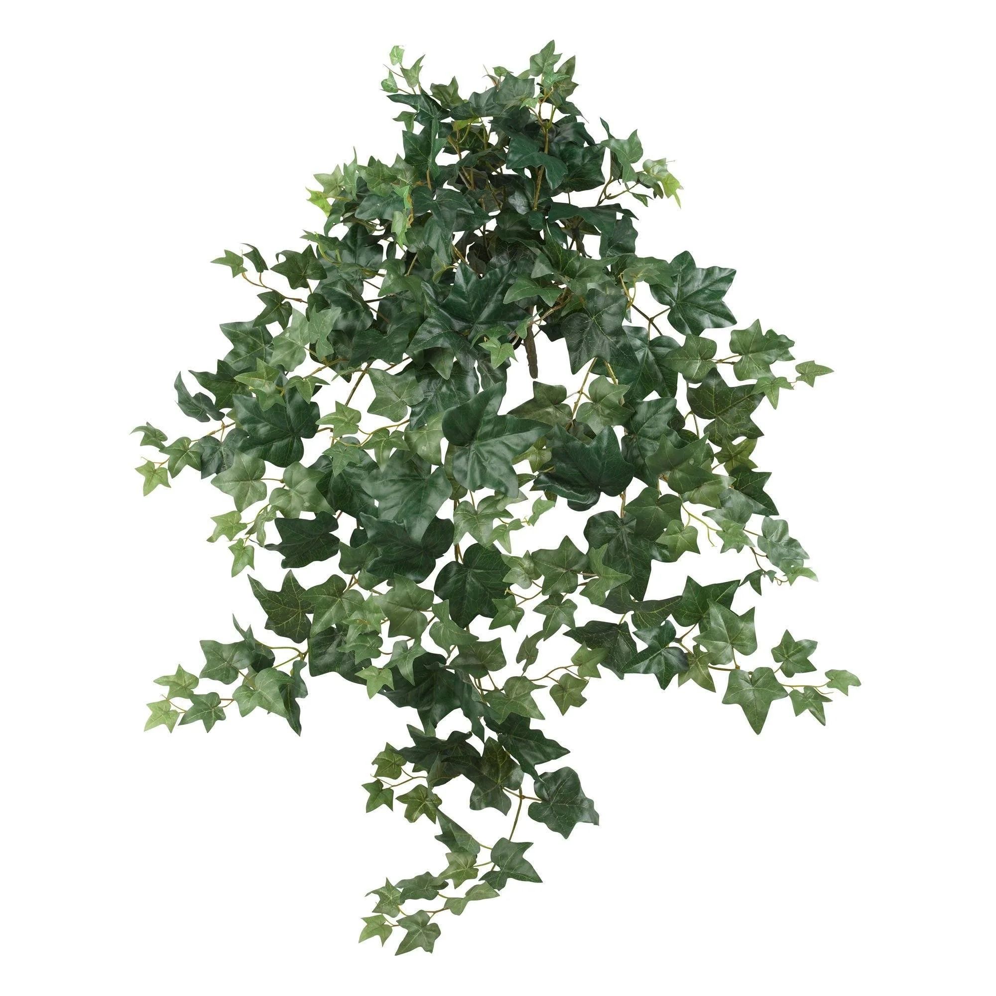 41” Puff Ivy Hanging Artificial Plant (Set of 2) | Nearly Natural | Nearly Natural
