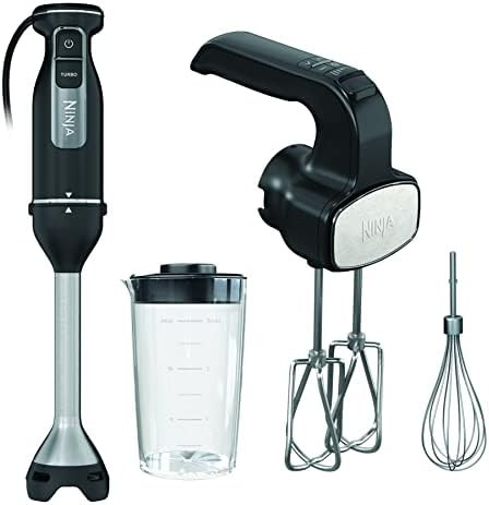 Ninja CI101 Foodi Power Mixer System, 750-Peak-Watt Immersion Blender and Hand Mixer, EasyGlide B... | Amazon (US)