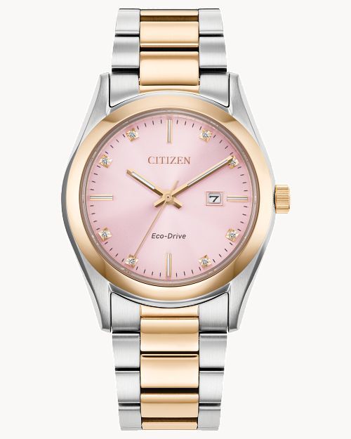 Sport Luxury Pink Dial Stainless Steel Bracelet EW2706-58X | CITIZEN | Citizen Watch