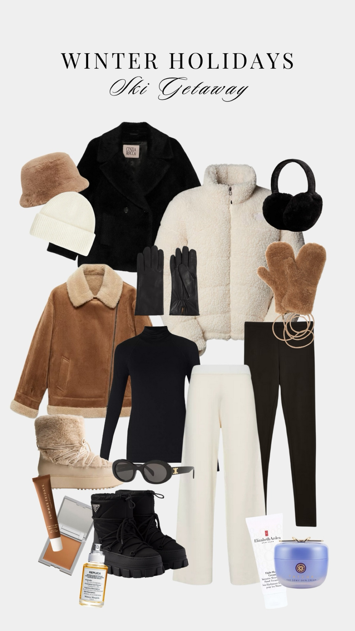 Winter holidays - packing essentials for all your ski, snow, mountain, Lapland and Christmas trips this festive season ❄️ dressing up cosy and warm, but extremely stylish in classic neutral tones

#LTKstyletip #LTKwinter #LTKtravel